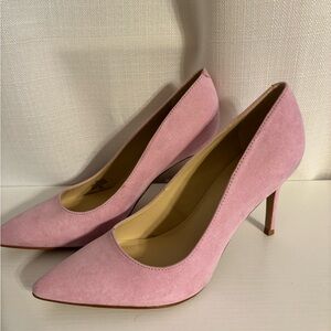 Marc Fisher Pink Suede Heels